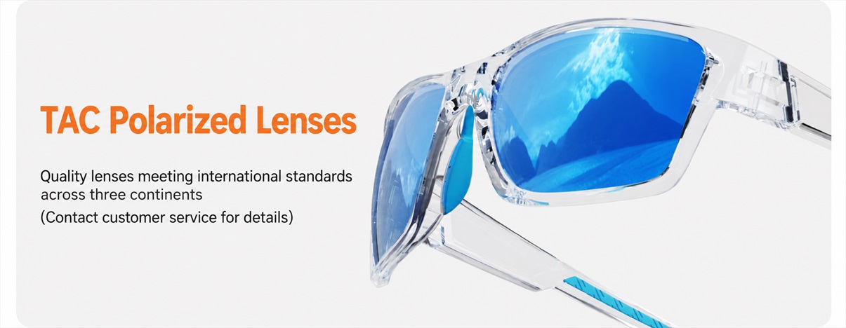 TR90 Polarized Wraparound Sports Sunglasses ME2201-TAC Polarized Lenses