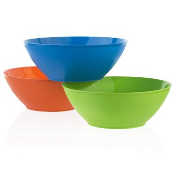 3PCS Kunststoff Küche Salat Rührschüssel Set