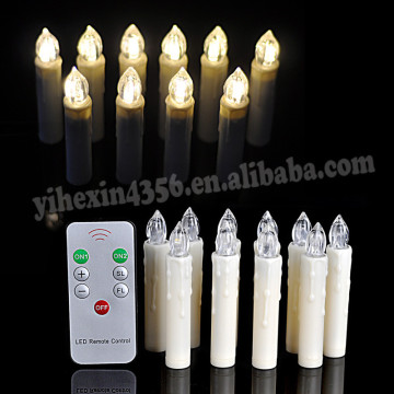 AAA Warm White Remote Control Wireless Party Christmas LED Candle Light