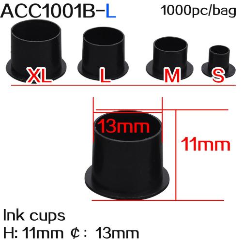 Black Tattoo Ink Cups