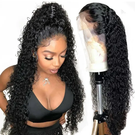 Afro Kinky Curly Hd Full Lace Front Virgin Human Hair Wig Cheap Raw Brazilian Hair Glueless Lace Frontal Wig For Women Vendor