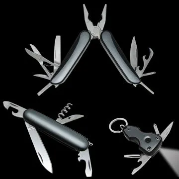 Multitools Sets, Made of Stainless Steel