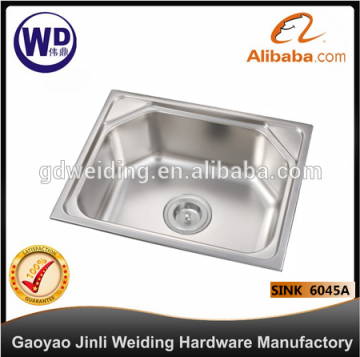 Stainless Steel Kitchen kitchen sink luxury Topmount Single Bowl Water Tank kitchen sink drain Sink-6045A