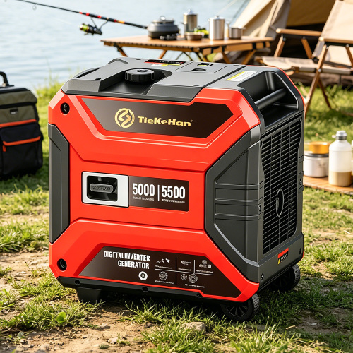 Generador inversor de gasolina portátil silencioso de 5000W