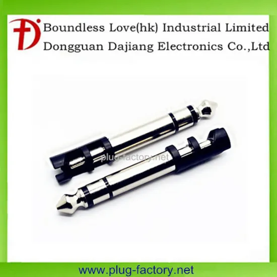6.35mm stereo Audio PLUG
