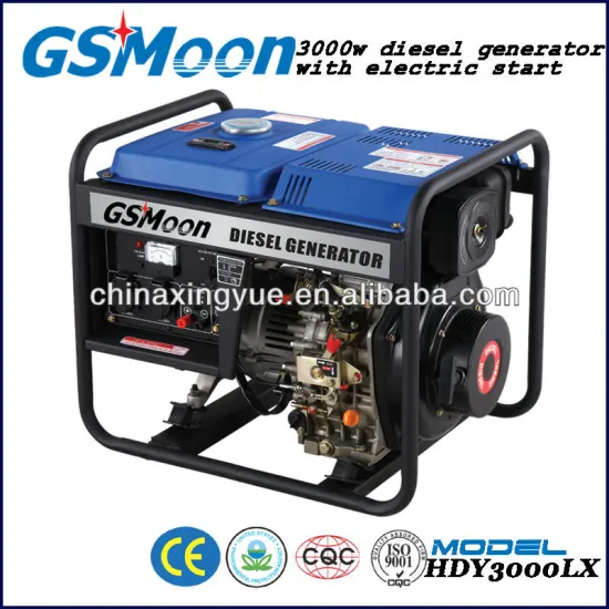 CE and EPA approval 3kw Electric start Diesel Generator