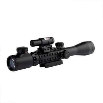 Hotselling C3-9X40EG COMBO Dual Illumination Red Laser Red & Green Dot Sight Optical Scope