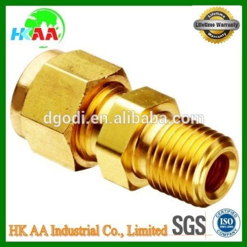 Brass Compression Tube Fitting, brass straight adapter fitting