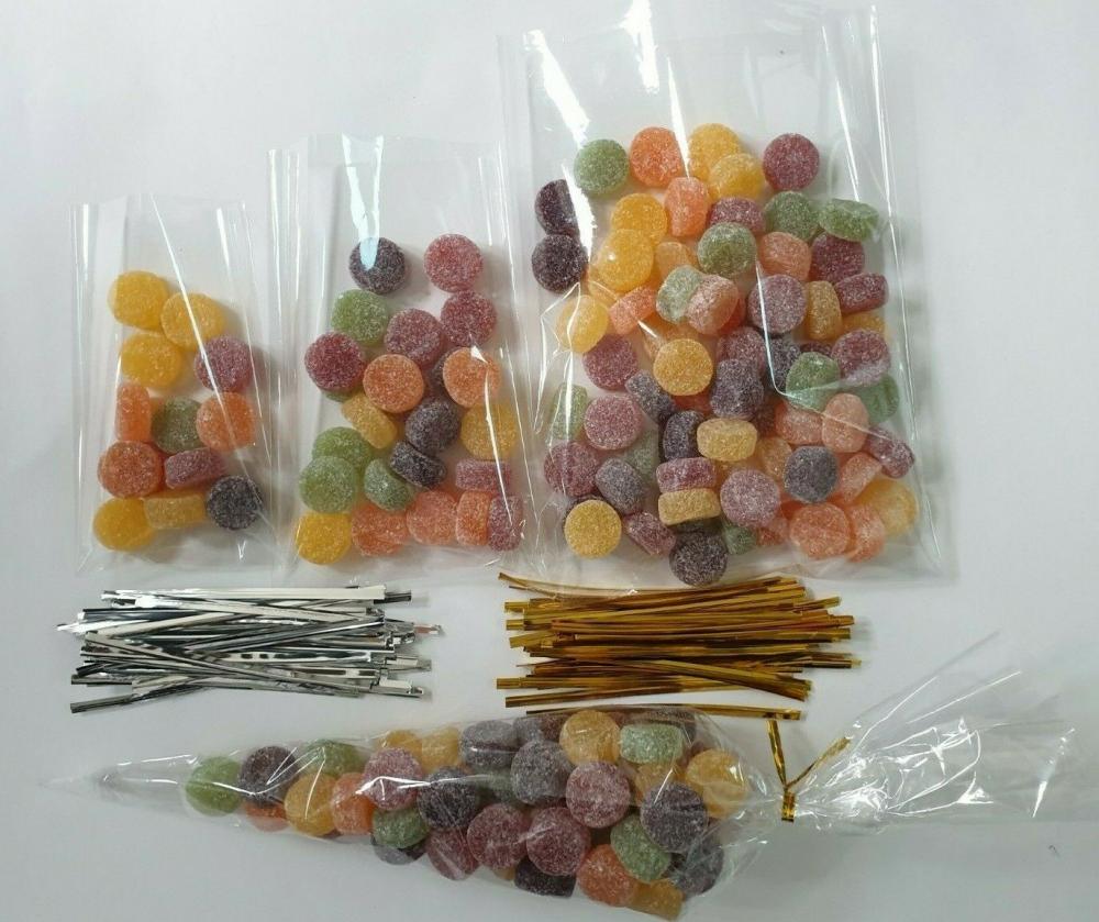 Clear Flat Cellophane Treat Bags Good For Bakery