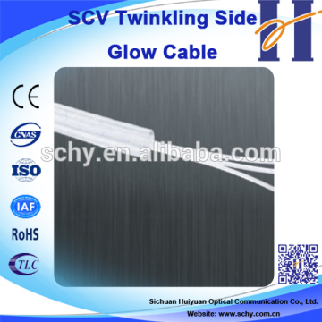 Hot Sale Star Twinkling Side Glow Plastic Optic Fiber & Cable, HYPOC, SCV Series