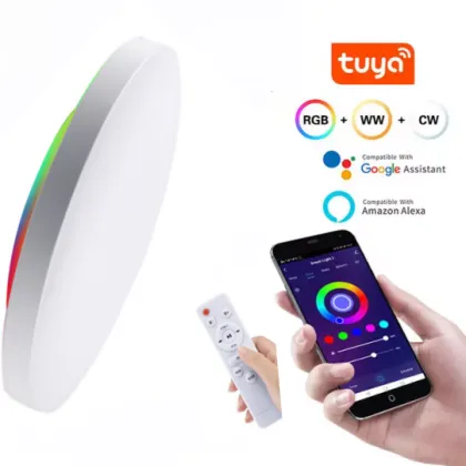 2024 Google Home Smart Lamp with 3 Years Warranty - Best Sales for Bedroom