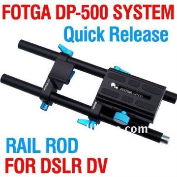 Fotga Dp500 System Quick Release Dslr Rail 15mm Rod Follow Focus 5d Ii 7d 600d Dslr Hdslr
