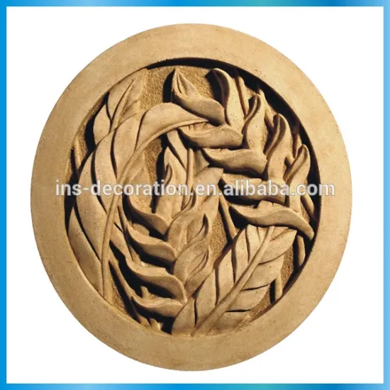 Hand carved stone sculpture floral