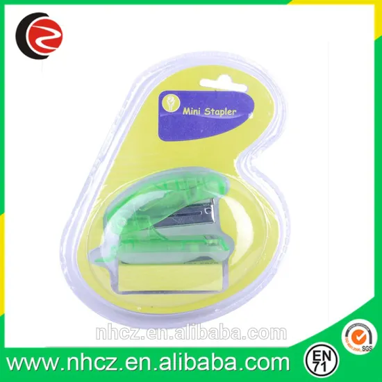 Plastic Mini Stapler in Bliser Card