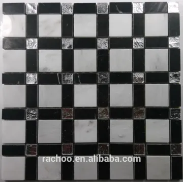 Alibaba best wholesale broken glass mosaic mixed marble stone mosaic
