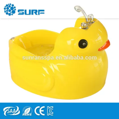 Sunrans Sanitary Ware Importers Acrylic Duck Baby Small Bathtub Shower Combo