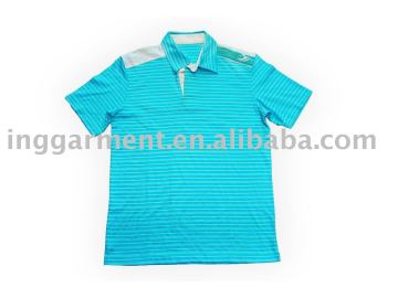 High quality Striped polo t-shirt