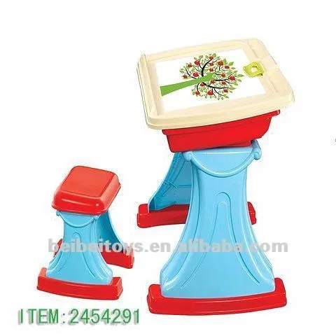 Kids Plastic Learning Desk and Easel / Drawing Baord