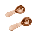 2 cucharadas de 30 ml de café con acero inoxidable chapado en cobre