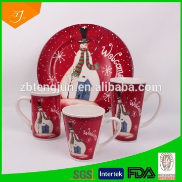 ceramic plate and cups