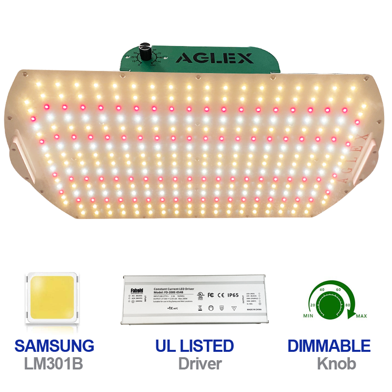 Aglex K2000 Dimmable LED Grow Light For Greenhouse