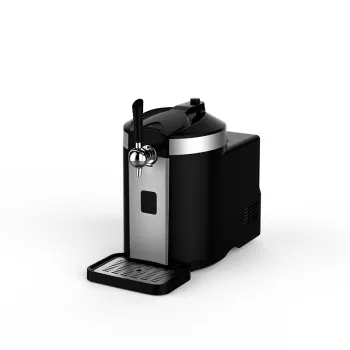 Black Matte Powder Coated Mini Keg Detachable Aluminum Regulator and Tap Dispenser
