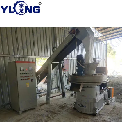 YULONG XGJ560 1.5-2TON/H coffee ground pellet press machine
