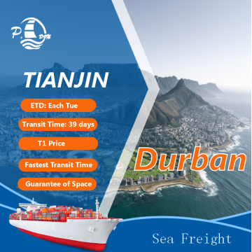Envio de Tianjin para Durban