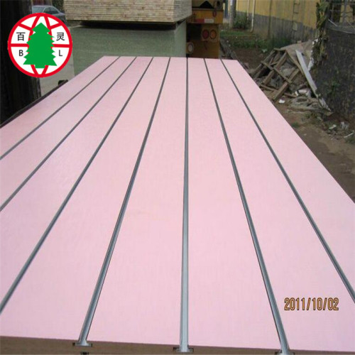 16 mm ranura mdf grooved mdf bordo