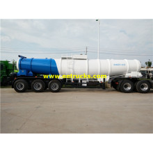 17m3 19ton H2SO4 Delivery Tanker Trailers