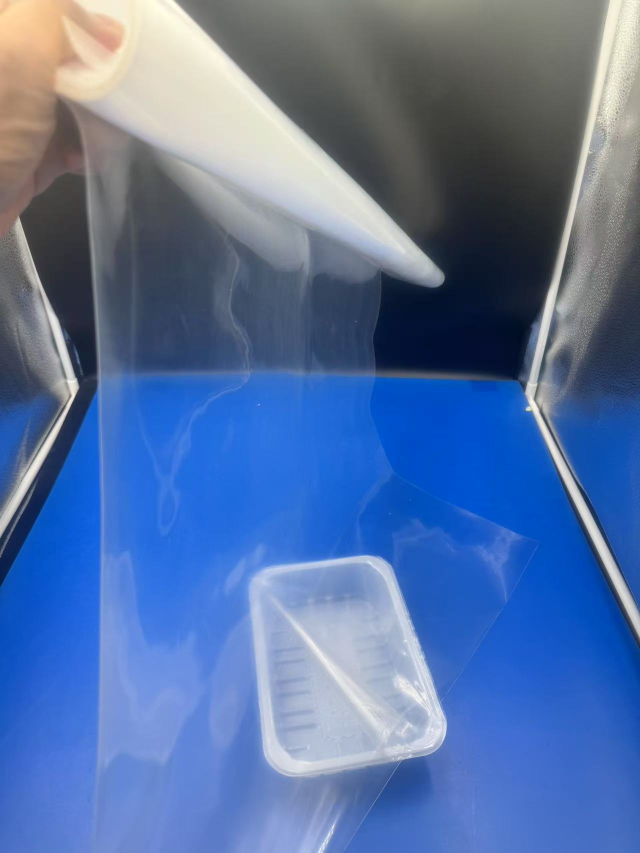 PET/PE heat sealing cups film