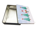 Customized Rectangular Christmas Gift Iron Box