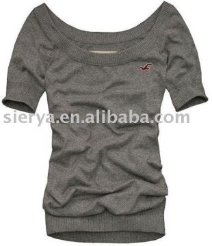ladies wool round neck sweater