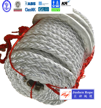 8 strands polypropylene and polyester mixed for Mooring