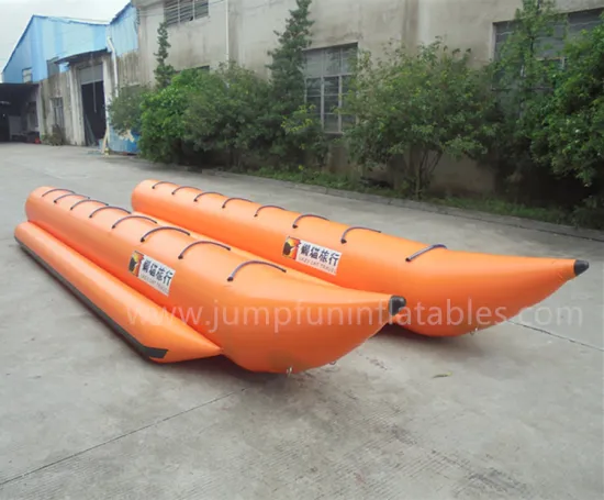 8 persons PVC Banana Boat high quality Inflatable Tube Fly Fish water kids inflatable boats