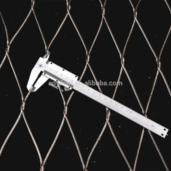 7x7 SS 304 Wire Rope Mesh for Architecture