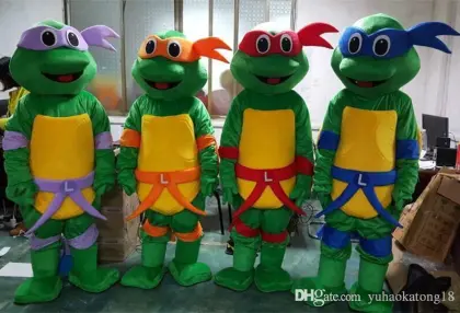 New Style Hand Made Teenage Mutant Ninja Turtle Mascot Costume High Quality Adult Size