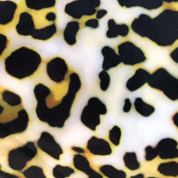 Knitted Polyester Stretch Leopard Printed Spandex Fabric