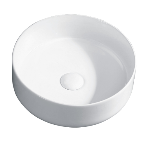 Small Countertop Basin Round Above Counter White Basin Factory