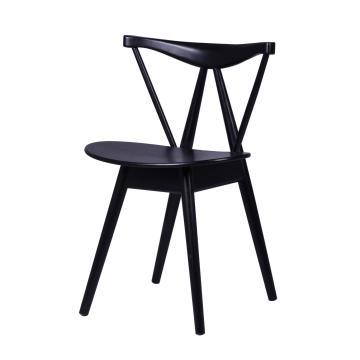 Nordic Restaurant Cafe solid Wood Dining chair