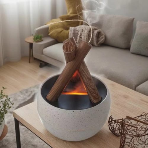 100ml fire flame Electric USB Ultrasonic Air Humidifier