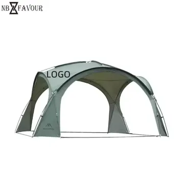 Outdoor Tent Dome Canopy Camping Vinyl Sunscreen Wild Camping Equipment Weatherproof