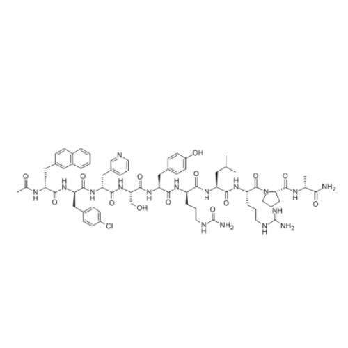 높은 순도와 효능 Cetrorelix Acetate CAS 120287-85-6