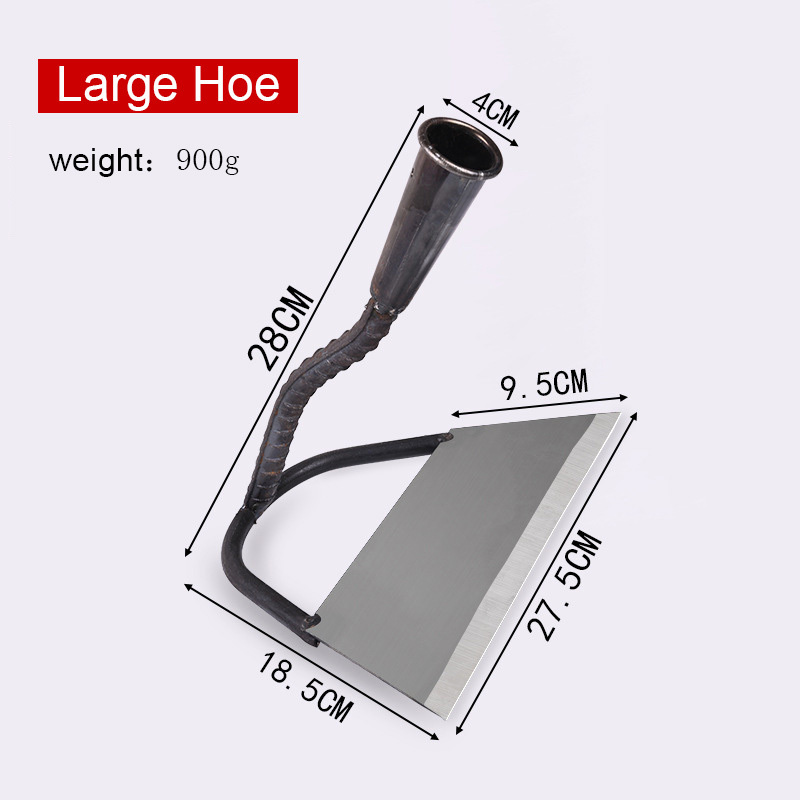 New type manganese steel hollow hoe agricultural weeding tool garden small hoe