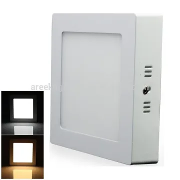 24W Square Surface mounted Super Bright LED Panel Light 4000K 80lm/W