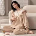 Winter pajamas for women coral fleece