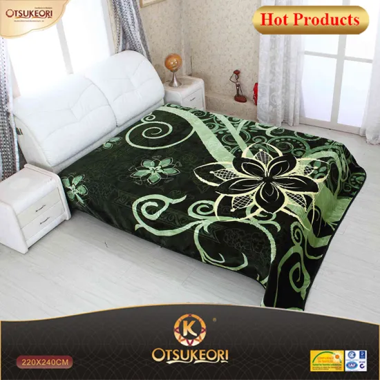 Mexican blanket for sale ,flower pattern blanket ,printed and embossed blanket.