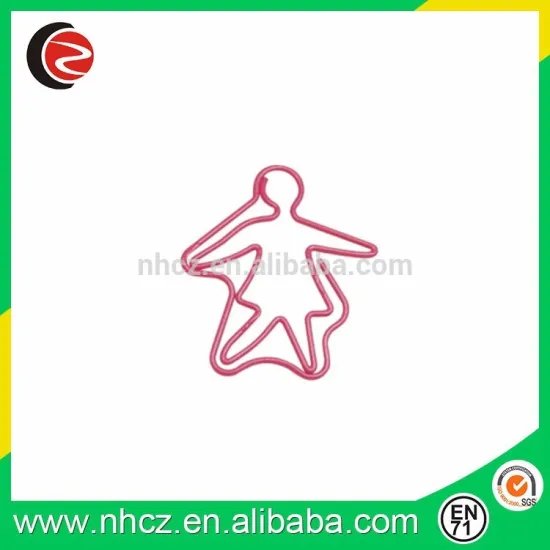 2015 new design originality Promotion human shape paper clip