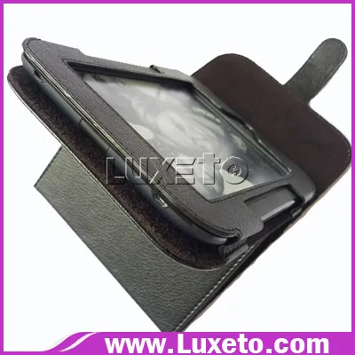 Stand leather case for Nook Touch
