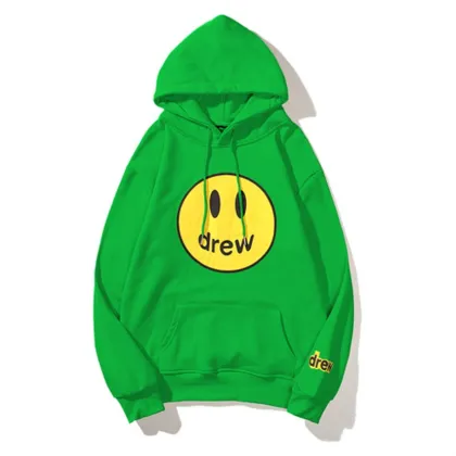 Yellow Smiley Pullover Sweatshirt
